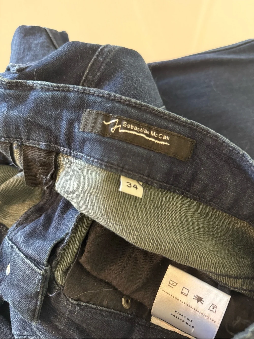 Slim Straight Men’s Jeans in Deep Indigo